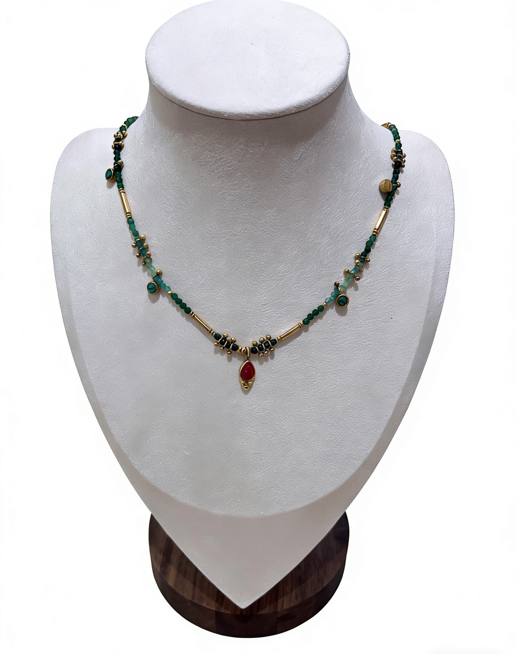 天然石珍珠项链女款拼接气质珍珠新中式简约气质百搭颈链