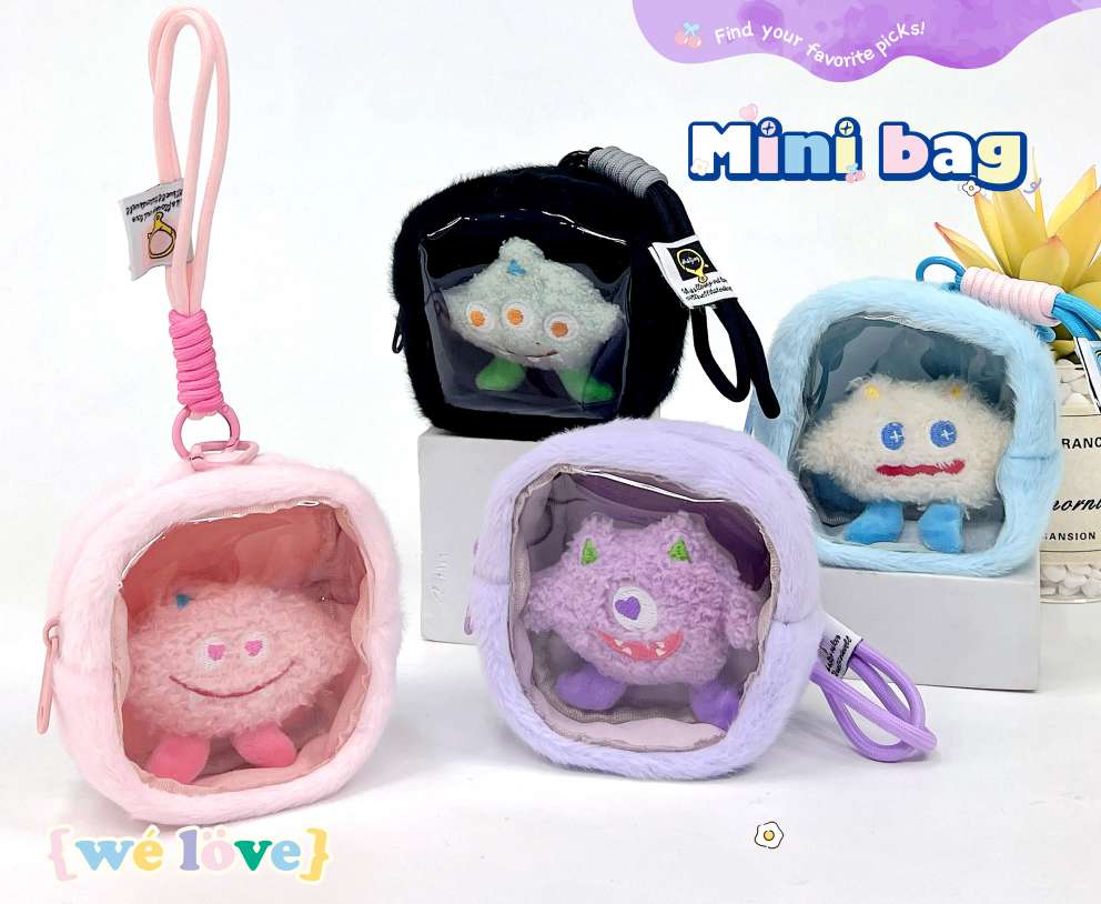 痛包零钱包方形挂饰