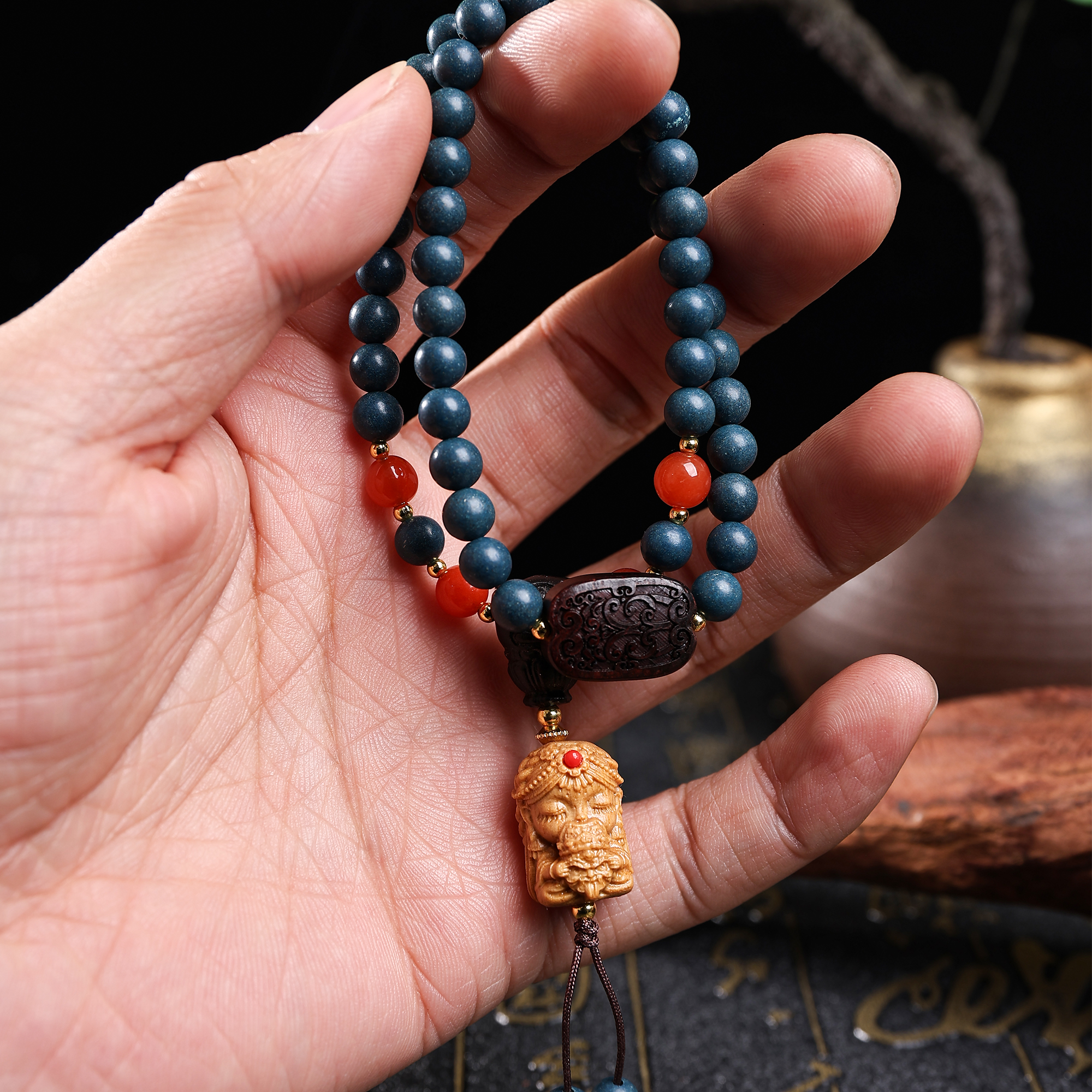 Gu Yang Jade Dragon Double Ring Bracelet Item Picture