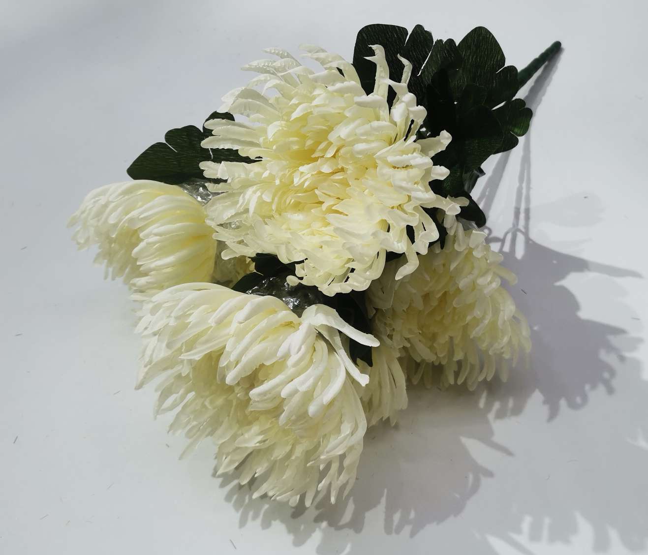 仿真7叉把束菊花 八爪菊  清明祭祀专用花  工程花详情图3