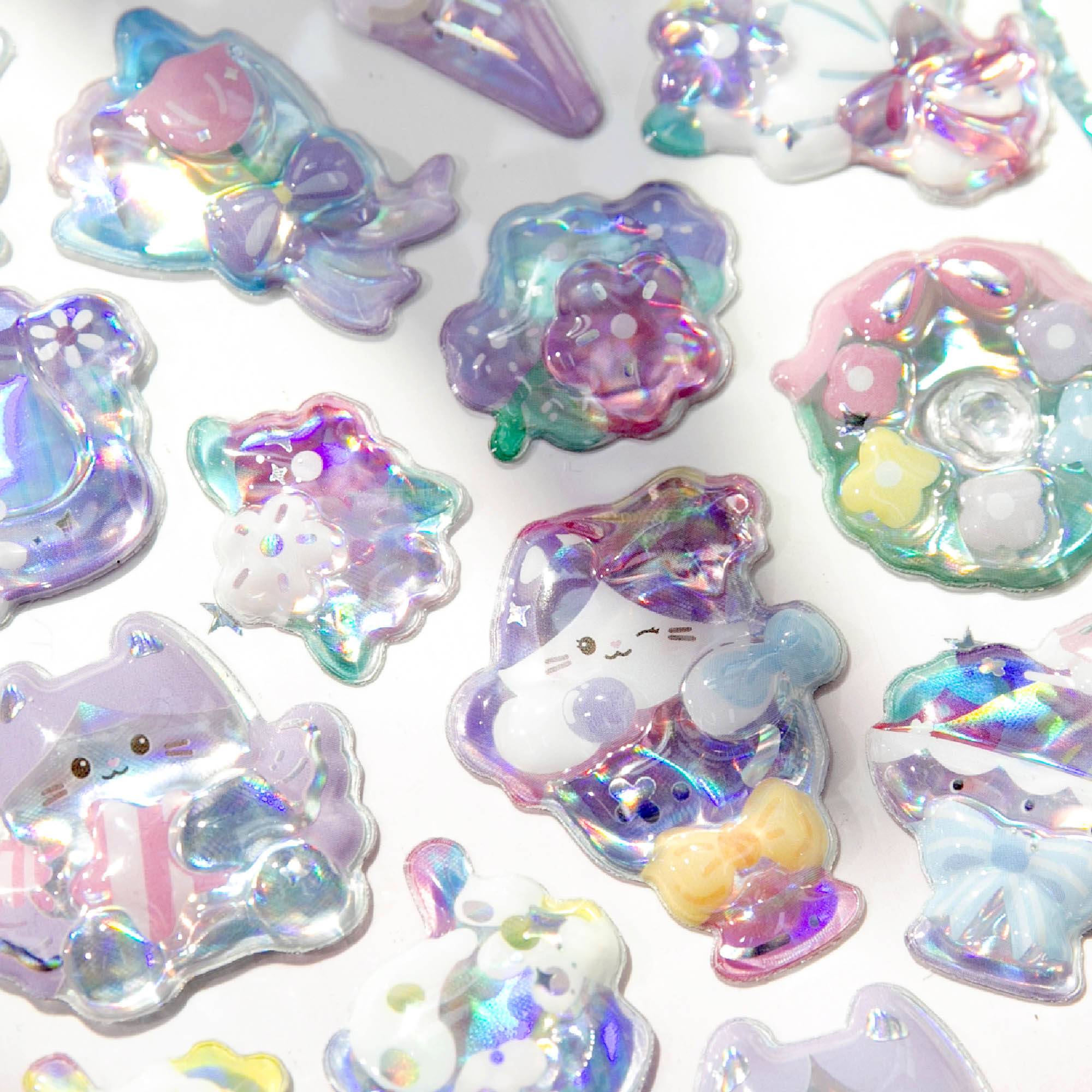JH78W Solid embossed crystal sticker details Picture