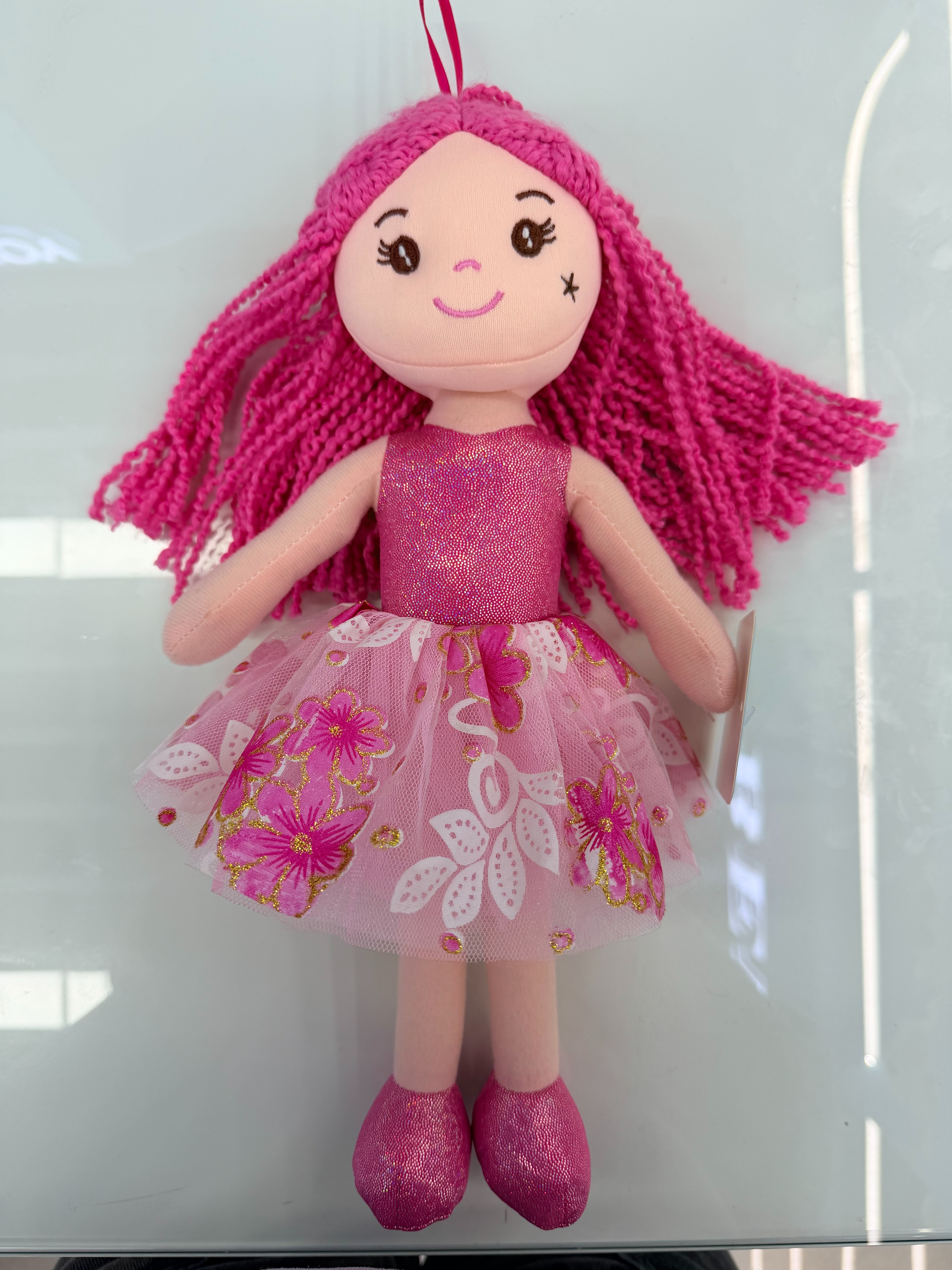 粉色娃娃玩偶娃娃机批发布娃娃定制