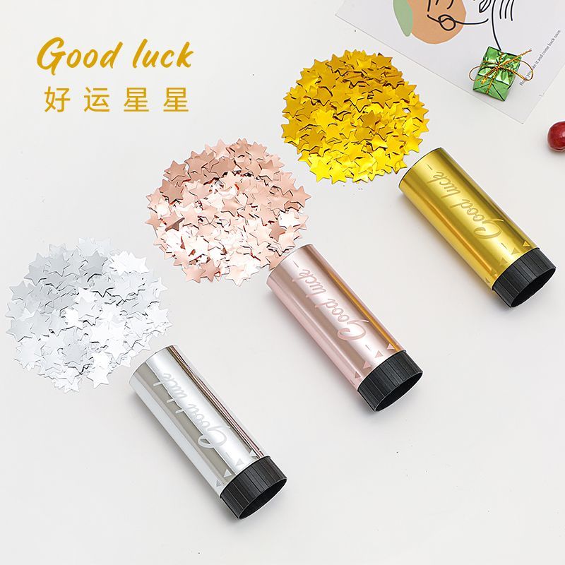 Mini firework cannons, laser fireworks, ribbons, birthday spray tubes, wedding birthday decorations, live streaming and photo props detail image 9