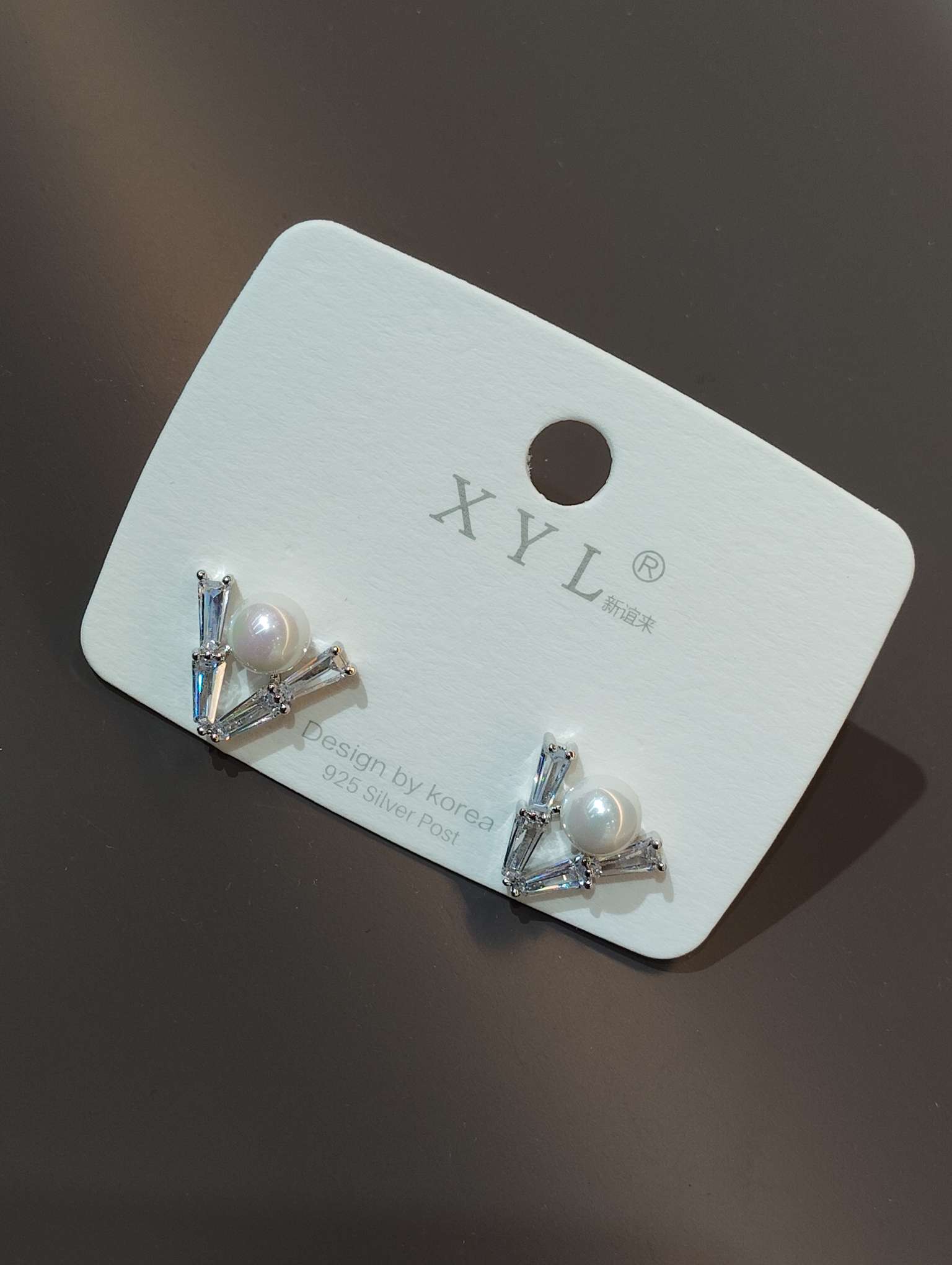 V字款耳环轻奢重工耳饰耳钉耳环