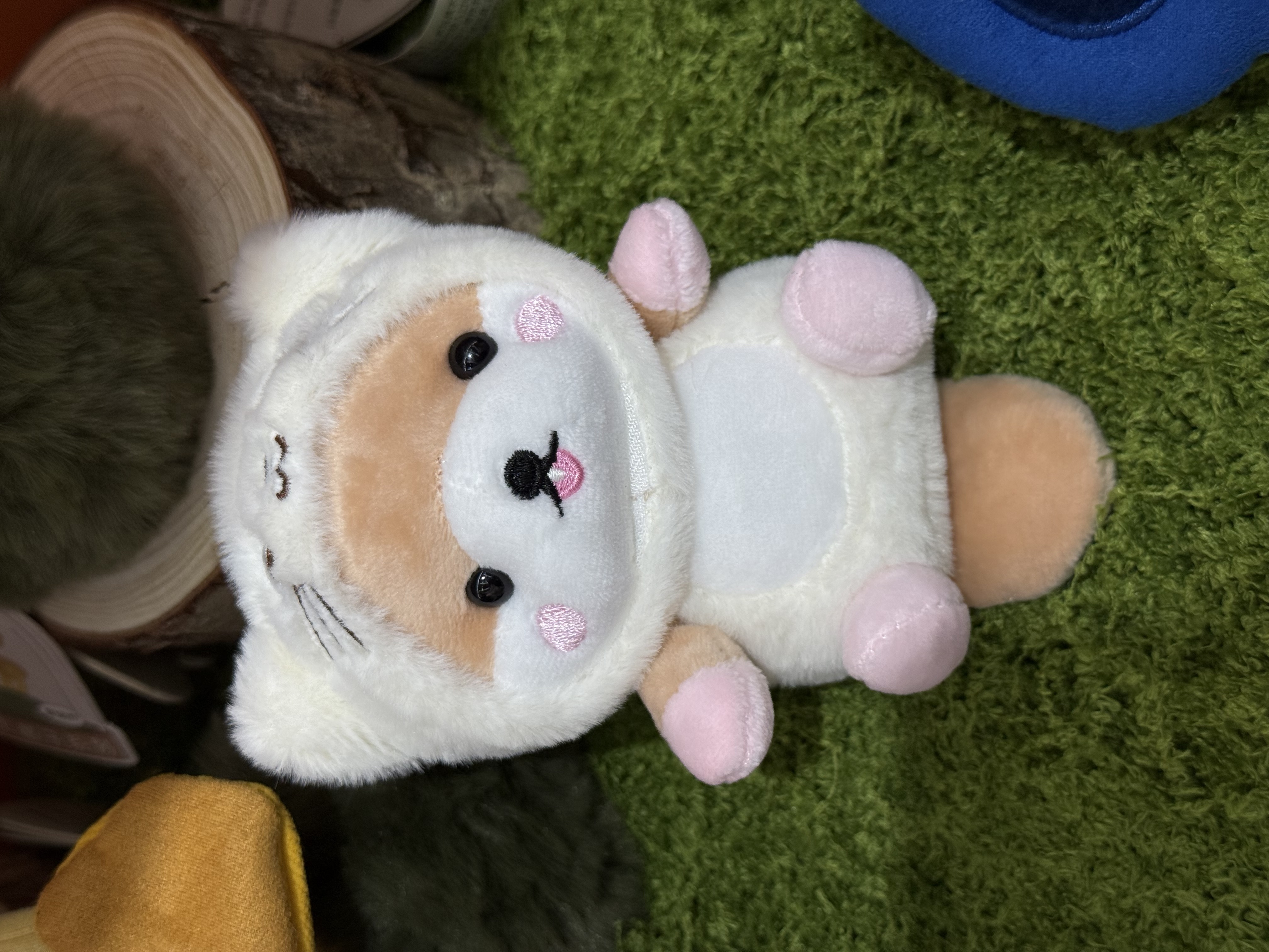 小蜜蜂小兔子小狗毛绒挂件背包装饰钥匙扣送人小礼物