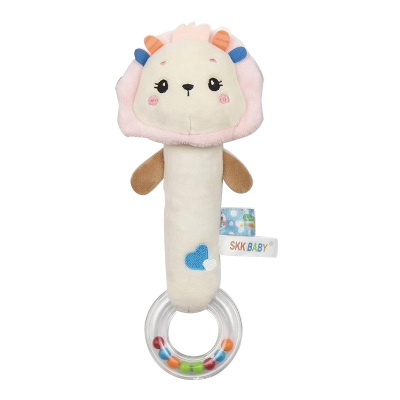 Factory wholesale SKK BABY infant and toddler toys, black and white animal hand-cranked sticks with baby strollers, hand-cranked drums and soothing dolls detail image 8