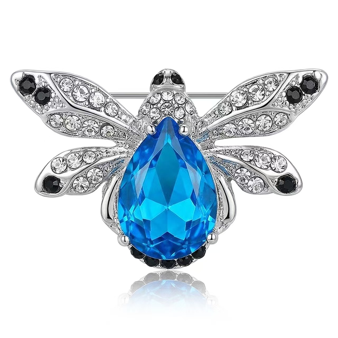 胸针/金榜题名/莫桑钻胸针/胸针复古/吧唧白底实物图