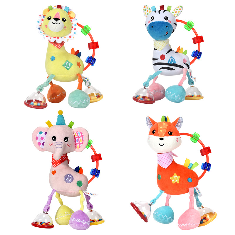 SKKBABY新生儿益智毛绒玩偶音乐床挂0-3岁宝宝推车婴儿启蒙摇铃详情图18