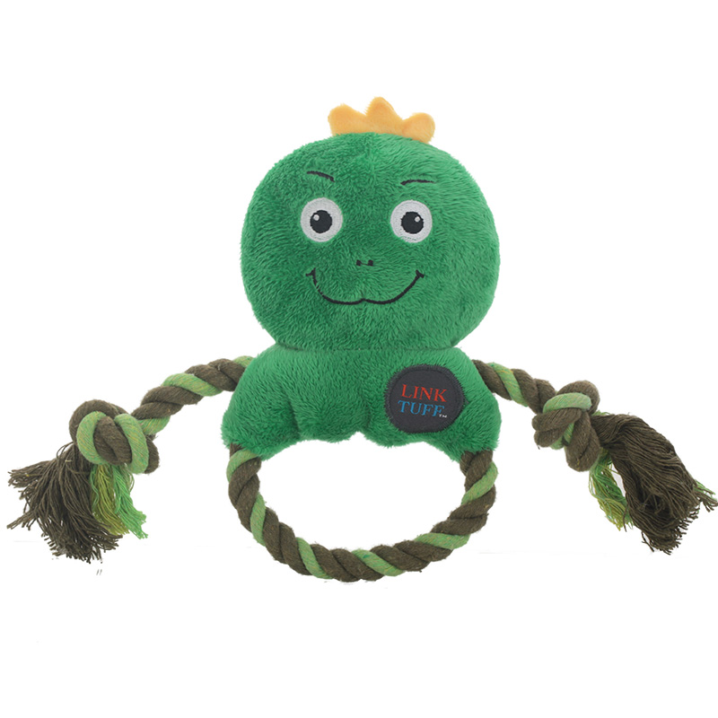 Biting dog toys, pet supplies, pet dog toys, pet toys, high-quality, wear-resistant and durable cartoon knot ring series Item Picture