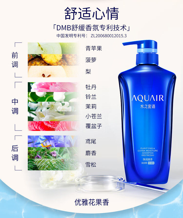 Shiseido Water Secret Shampoo: Moisturizing, Nourishing, Oil-Control, Refreshing Shampoo, Dandruff Removal, Itch Relief, and Volumizing for both men and women pic 4