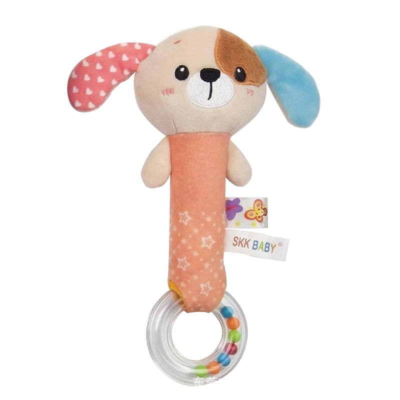 Factory wholesale SKK BABY infant and toddler toys, black and white animal hand-cranked sticks with baby strollers, hand-cranked drums and soothing dolls detail image 6