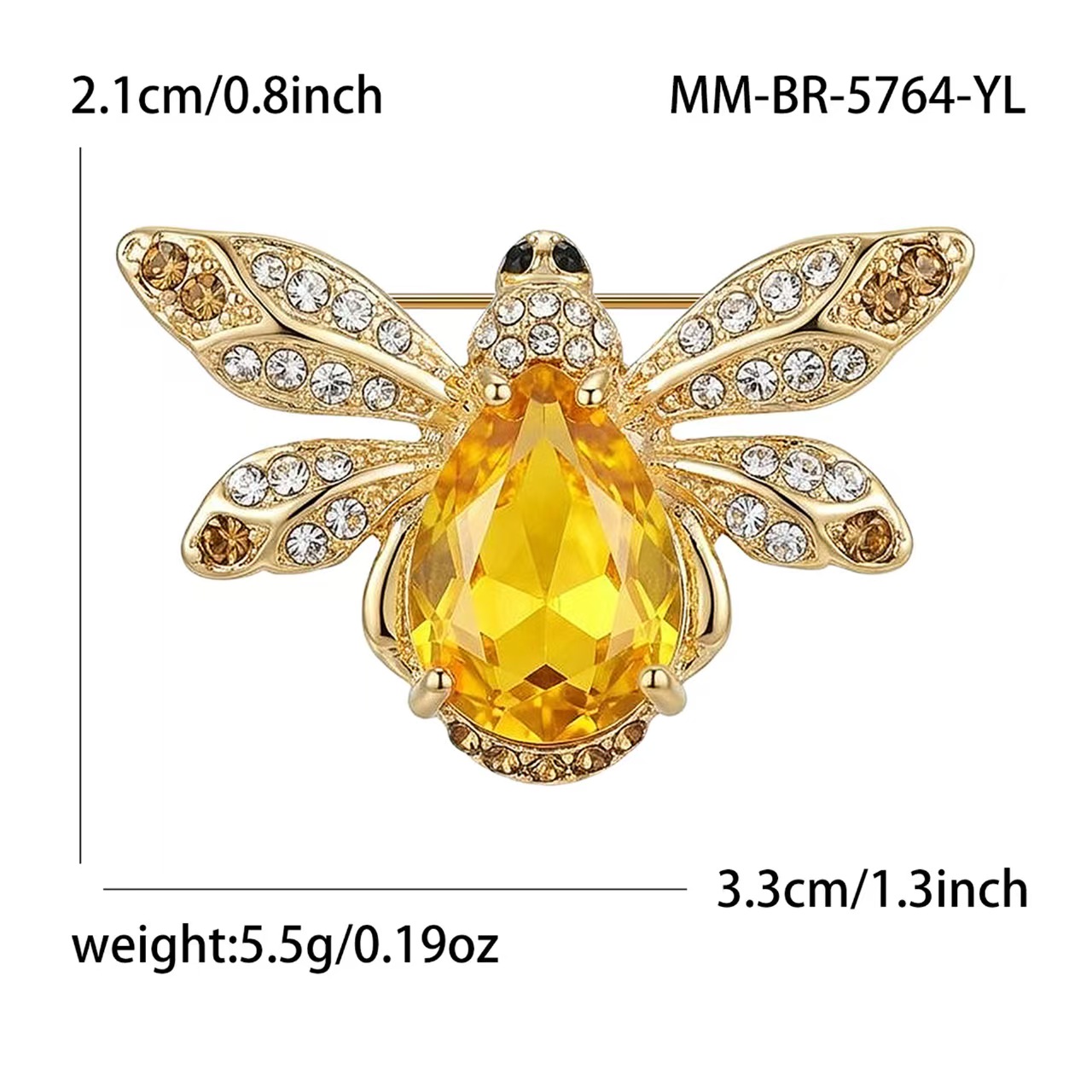 胸针/金榜题名/莫桑钻胸针/胸针复古/吧唧细节图