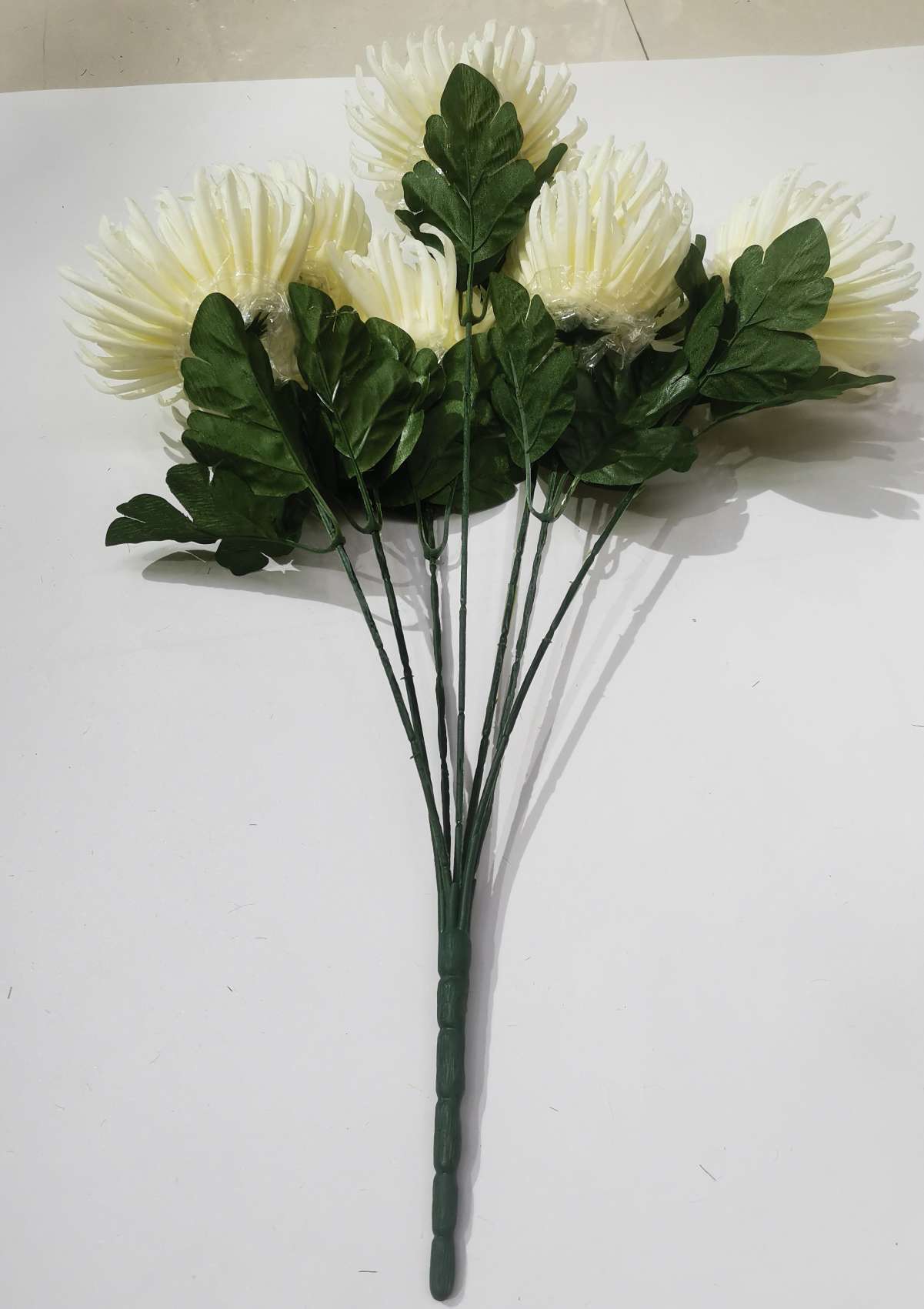 仿真7叉把束菊花 八爪菊  清明祭祀专用花  工程花详情图2