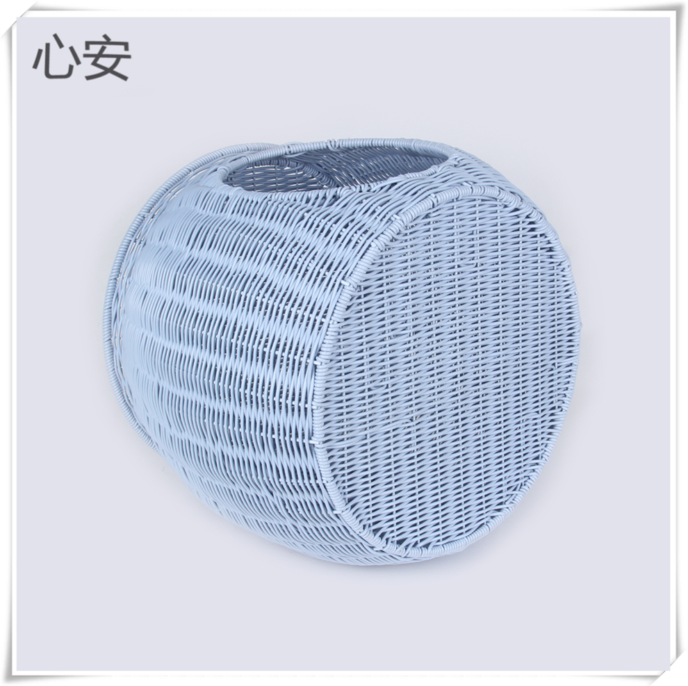 The top cover of the light luxury sky blue imitation rattan dual-purpose pet bed can be used as a coffee table. The cat bed with a high appearance level is suitable for cats of various breeds Specification drawing