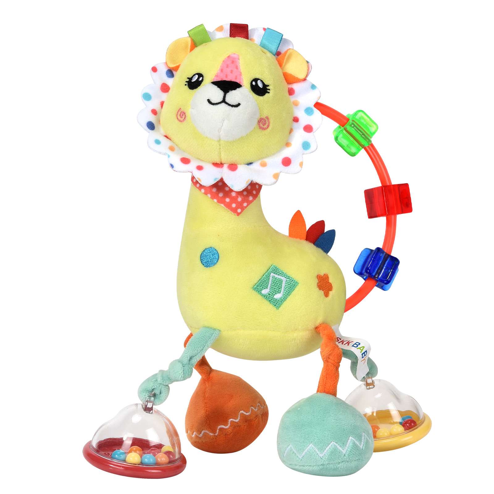 SKKBABY新生儿益智毛绒玩偶音乐床挂0-3岁宝宝推车婴儿启蒙摇铃详情图17