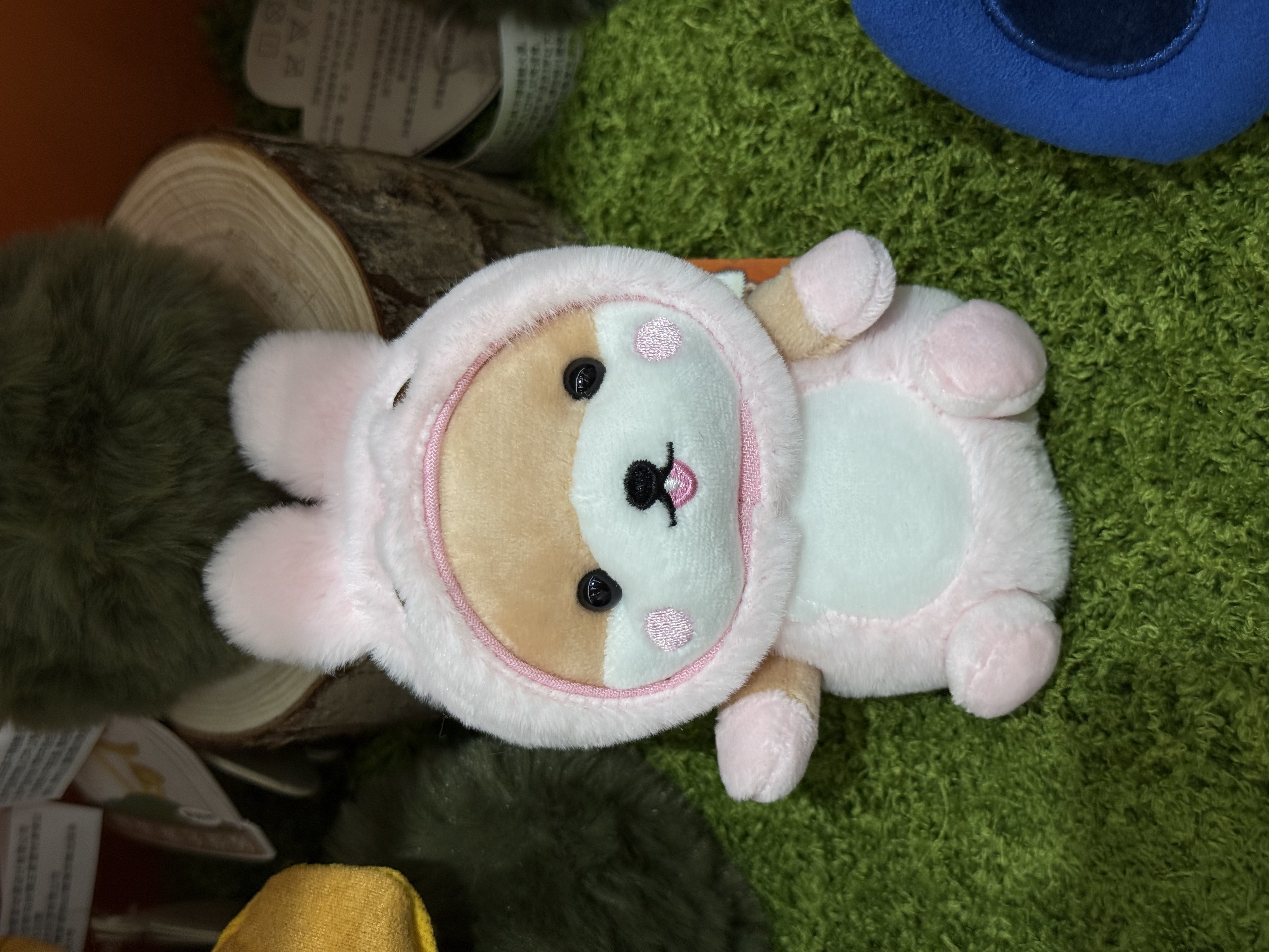 Little bee, little rabbit, little dog, plush pendant, backpack, decorative keychain, small gift for others details Picture