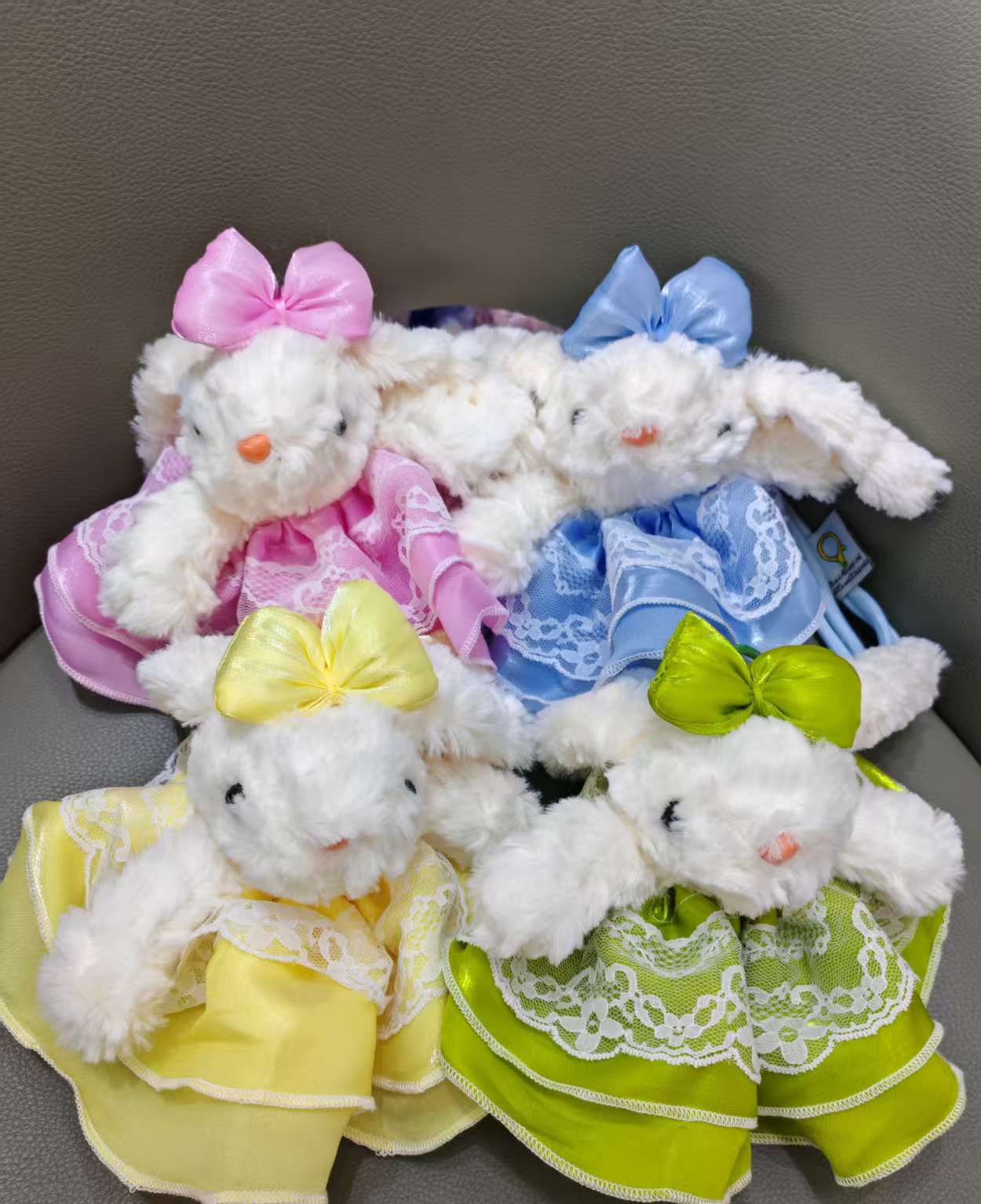 毛绒玩具毛绒挂件毛绒兔子邦尼兔垂耳兔穿裙兔