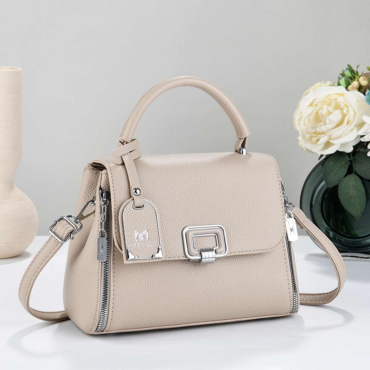 High-quality women's crossbody fashion PU women's bags, women's crossbody fashion 2026 in-stock new style detail image 7