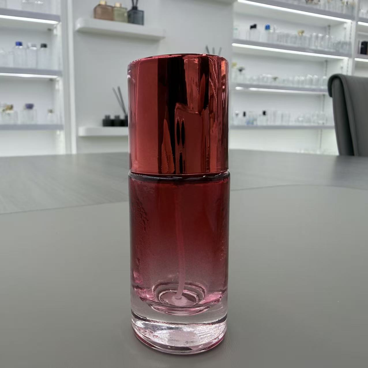 多色瓶身香水瓶多功能渐变色20ml香水瓶