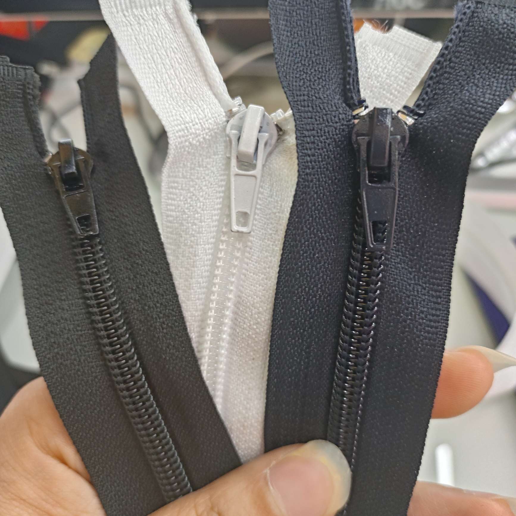 5号尼龙门襟自动头开口高档吉田小号柔软细拉链品质保障