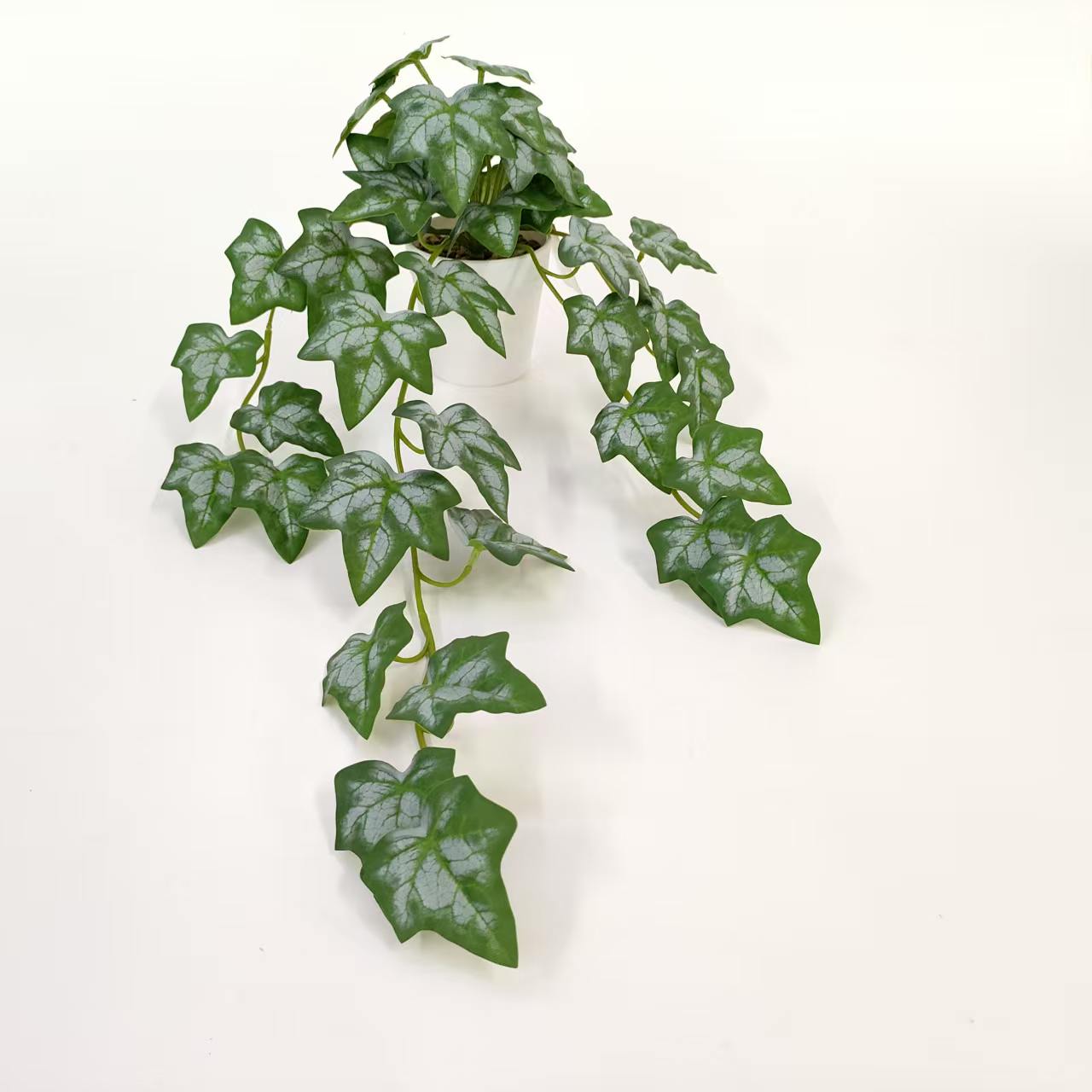 仿真花假花盆景塑料盆星星绿植叶垂钓装饰品