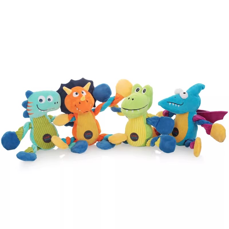 Juguetes resistentes a mordeduras para perros productos para mascotas juguetes para perros juguetes para mascotas de alta calidad resistentes al desgaste y duraderos tapers serie de dinosaurios details Picture