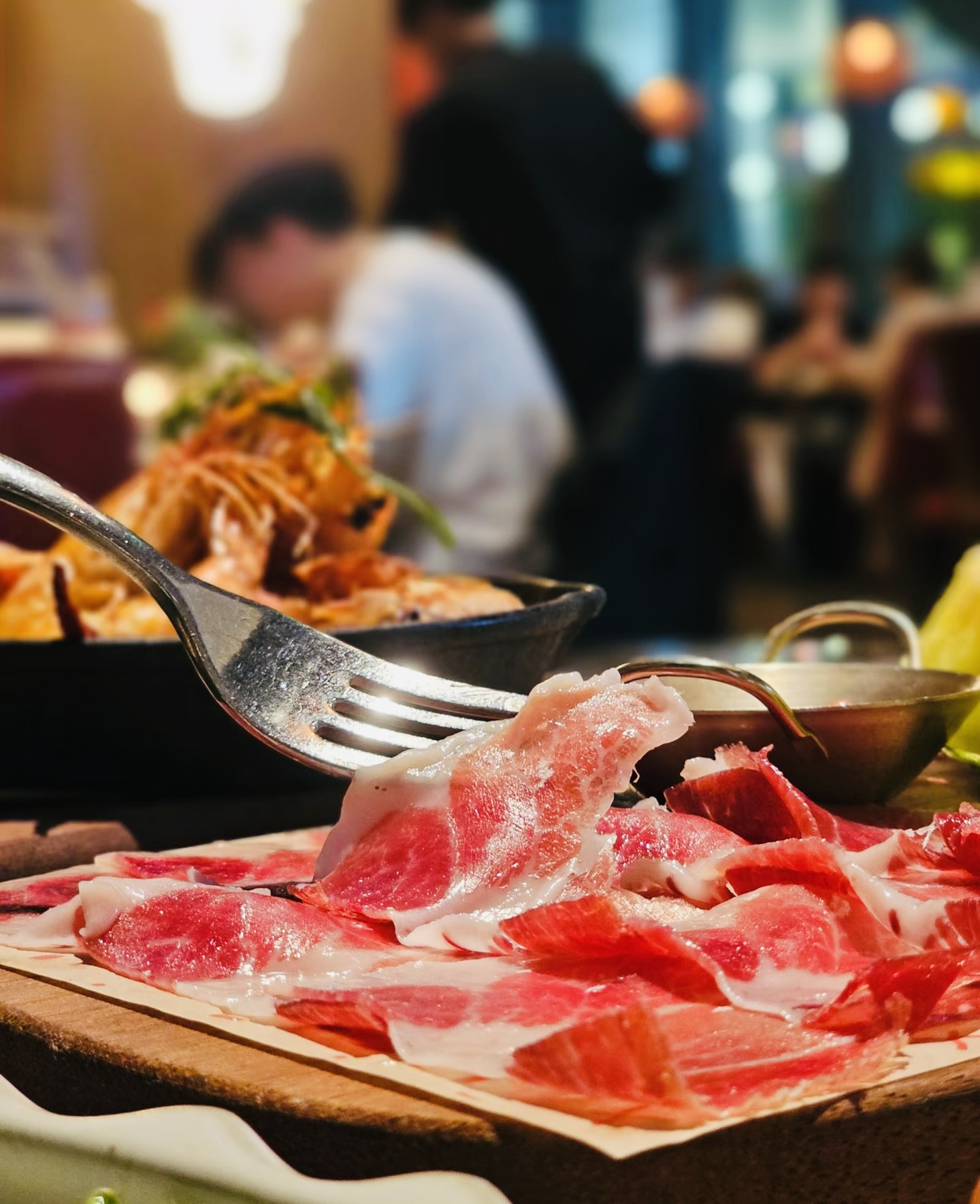 Jamón ibérico de cerdo negro en caja naranja en caja regalo selección importada de españa (etiqueta verde) pic 9