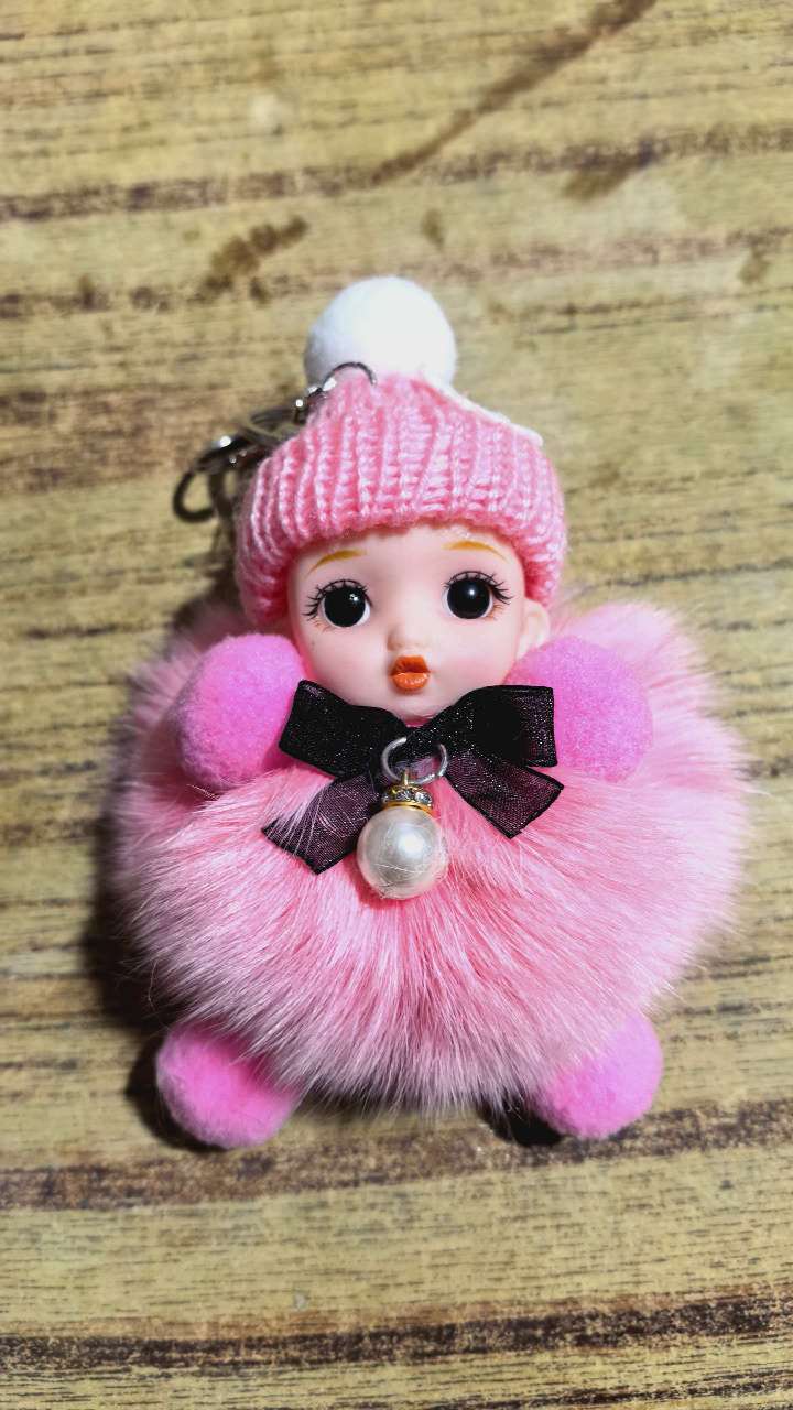 真毛挂件真毛狐狸毛挂件真毛娃娃挂件定制毛绒玩具详情图1