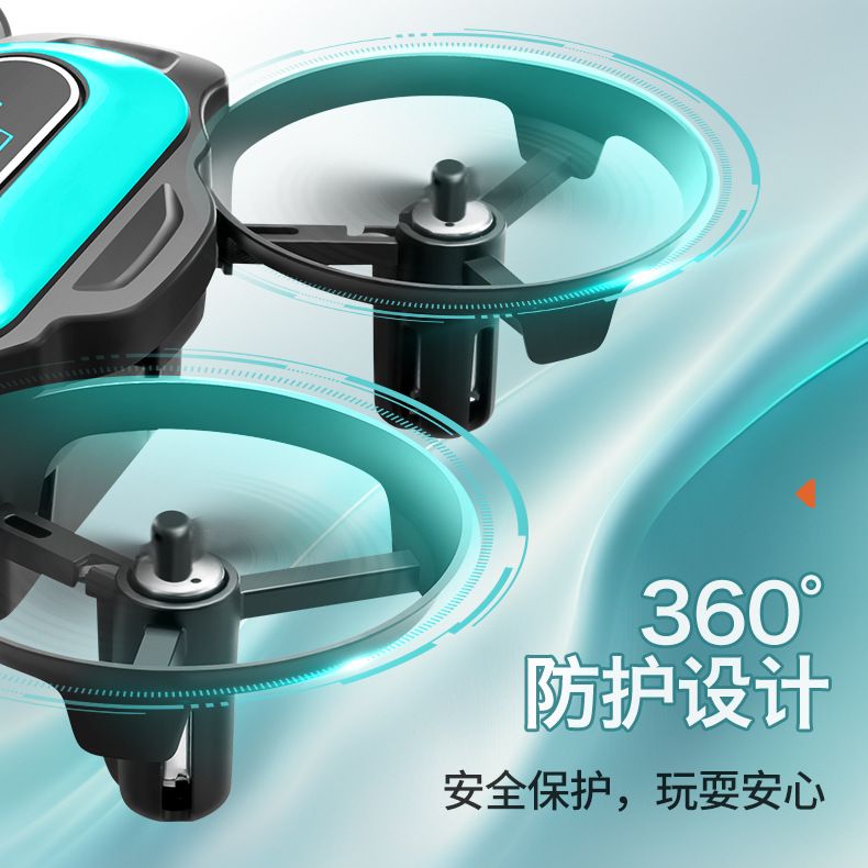 Cross-border XD2 mini drone, four-circle protection, air pressure, fixed height, shockproof and anti-collision quadcopter, remote control toy, export wholesale drone detail image 8