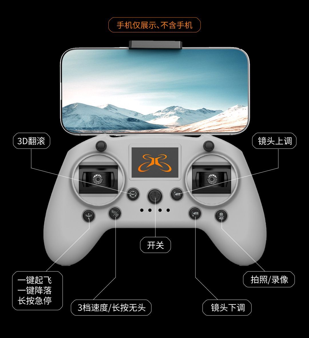 A21 brushless drone, aerial camera, remote control aircraft, adult electric anti-drop toy, brushless motor, mesh cover, package, safe and worry-free, export wholesale for foreign trade detail image 20