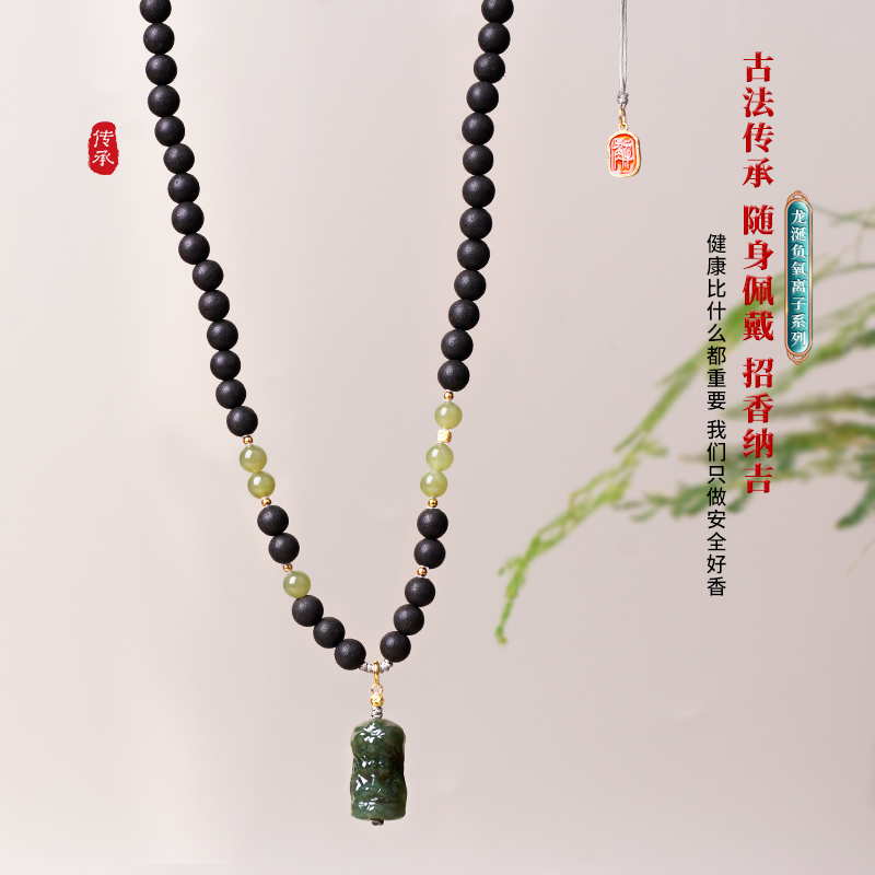 古法传承珍珠项链天然石女款拼接气质珍珠链条