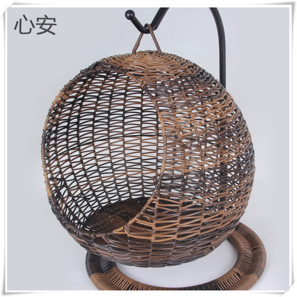 Popular semi-enclosed pet hammock, cat bed, cat cage, round cat hanging, cat bed basket, rattan woven summer cat hammock Specification drawing
