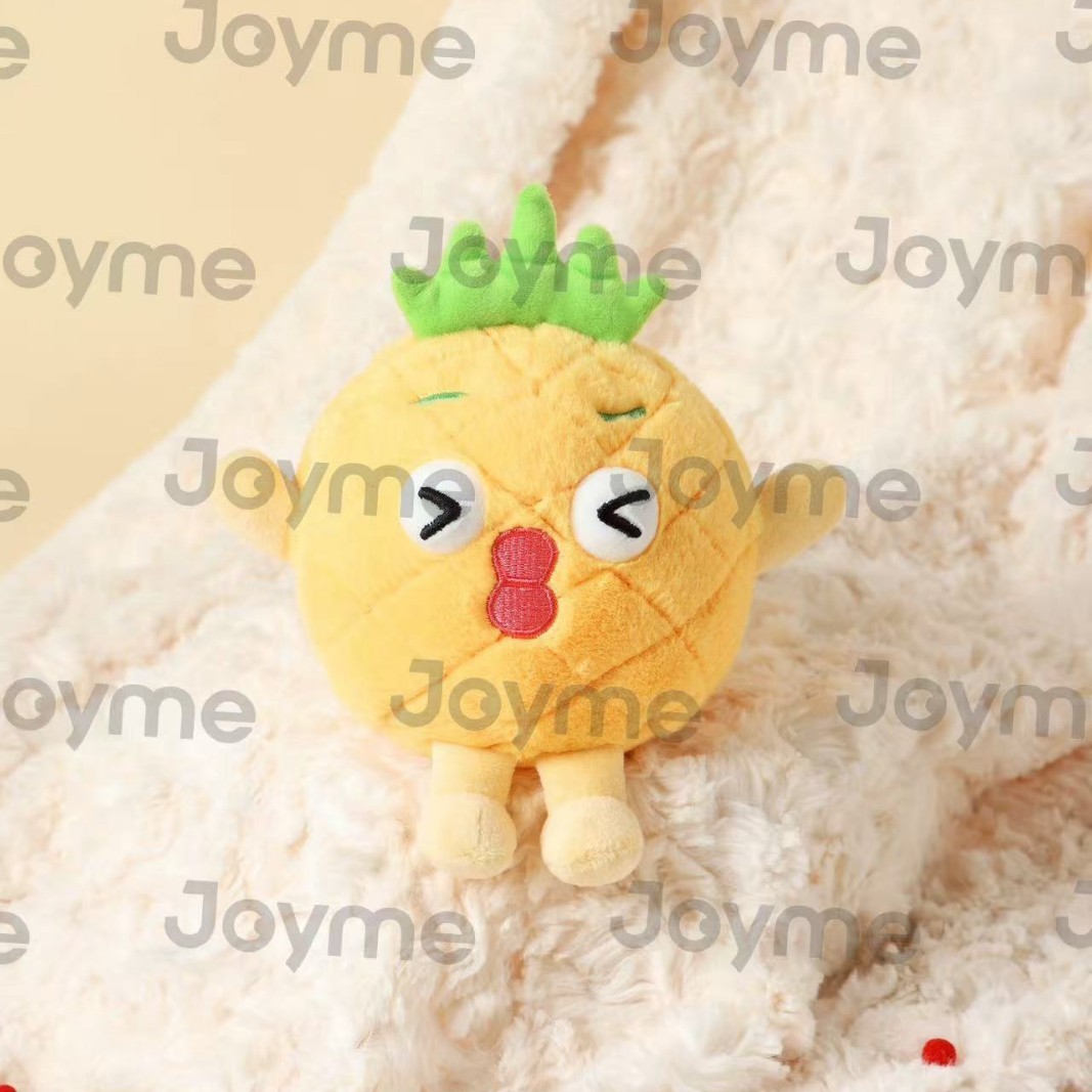菠萝造型毛绒玩具玩偶可爱软萌抱枕礼物