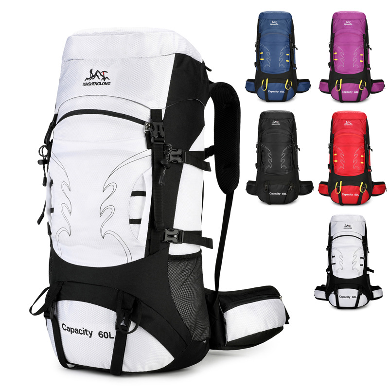 60L heavy-duty hiking and mountaineering outdoor backpack, large-capacity hiking bag, sports outdoor bag, travel camping backpack Application Scenario