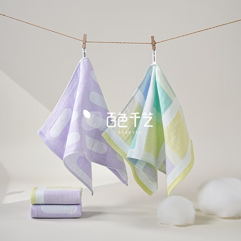 紫鸢套系】 ✨莫兰迪色系温柔暴击！像把春天捧在掌心🌸 低饱和配色一眼心动 婴儿肌触感×云朵般柔韧，💧 3秒吸水 | 产品图