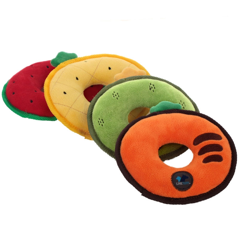 This fruit-shaped dog toy series is specially designed for small and medium-sized dogs. It is small, cute, easy to chew and durable Item Picture