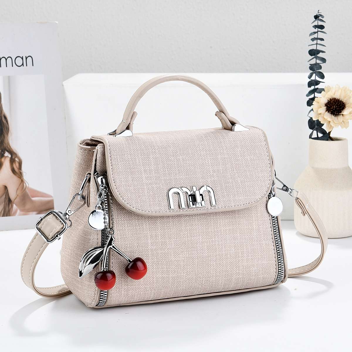 High-quality women's sachet, women's crossbody fashion PU women's high-quality sachet, women's crossbody fashion women's bag 2026 new style in stock detail image 3