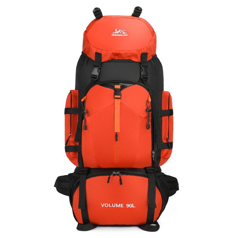 Outdoor hiking bags, camping tents, backpacks, men's and women's sports travel bags, hiking travel luggage bags, large capacity 90L details Picture