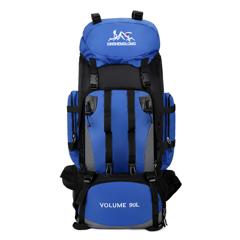 Outdoor hiking and mountain climbing bag, men's lightweight backpack, women's hiking travel bag, waterproof travel bag, camping bag, large capacity 90L Application Scenario