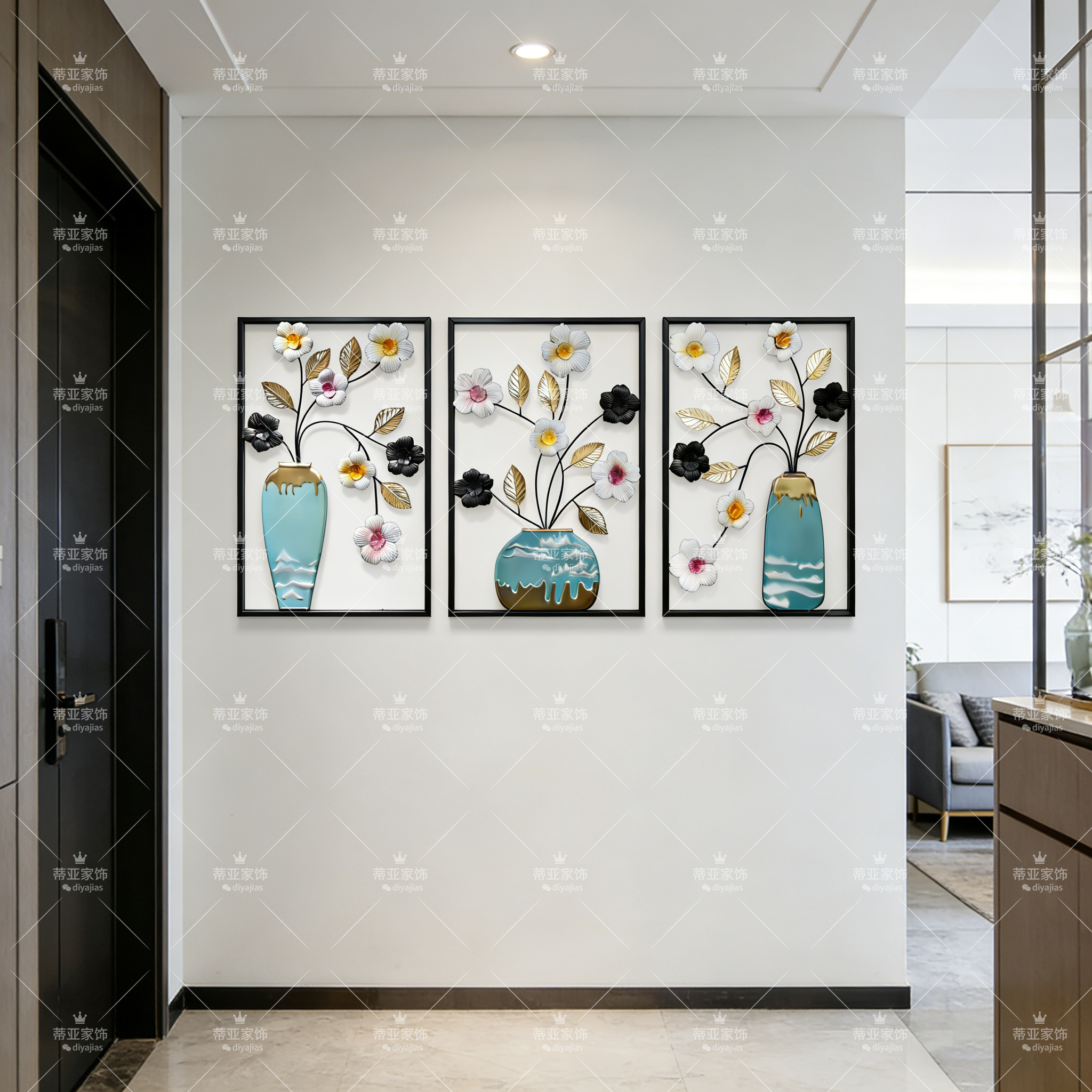 رسم المزهرية والأنماط الأزهار من أجل غرف نوم الخمس الخمس Specification image