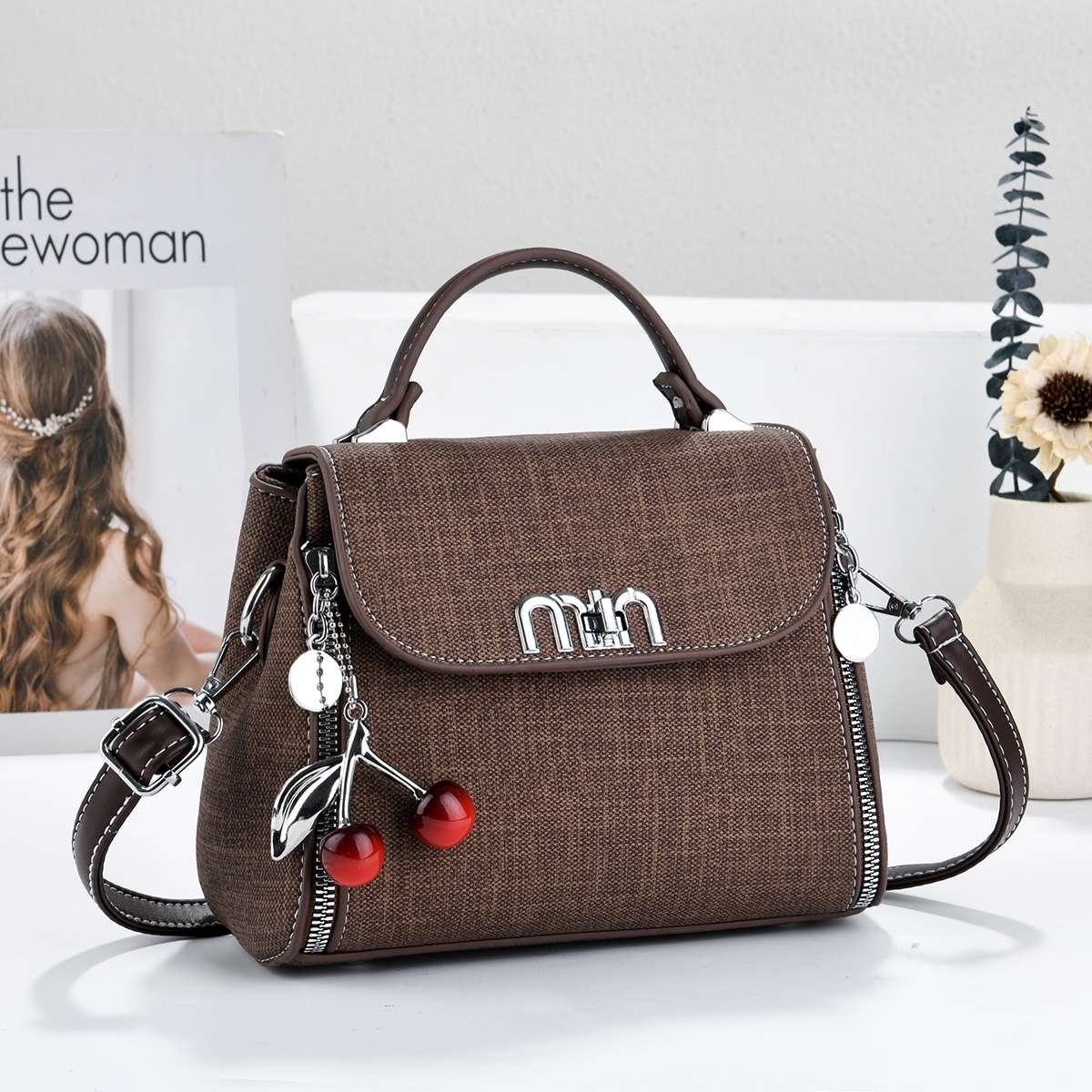 High-quality women's sachet, women's crossbody fashion PU women's high-quality sachet, women's crossbody fashion women's bag 2026 new style in stock detail image 8