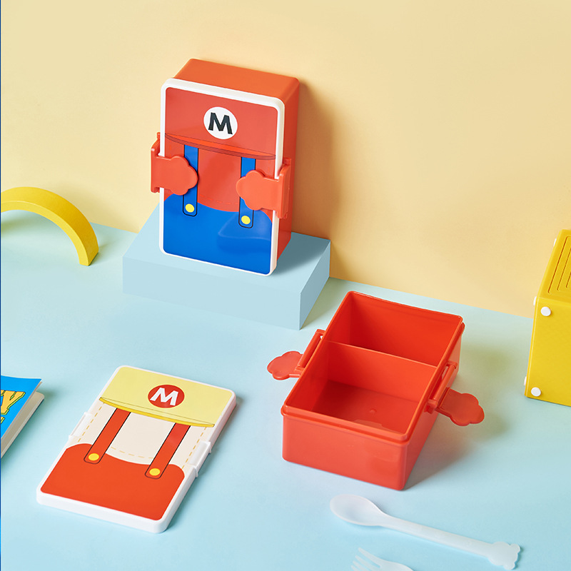 J06-7096 Portable plastic lunch box, outdoor picnic food preservation box, lunch box, bento box Item Picture