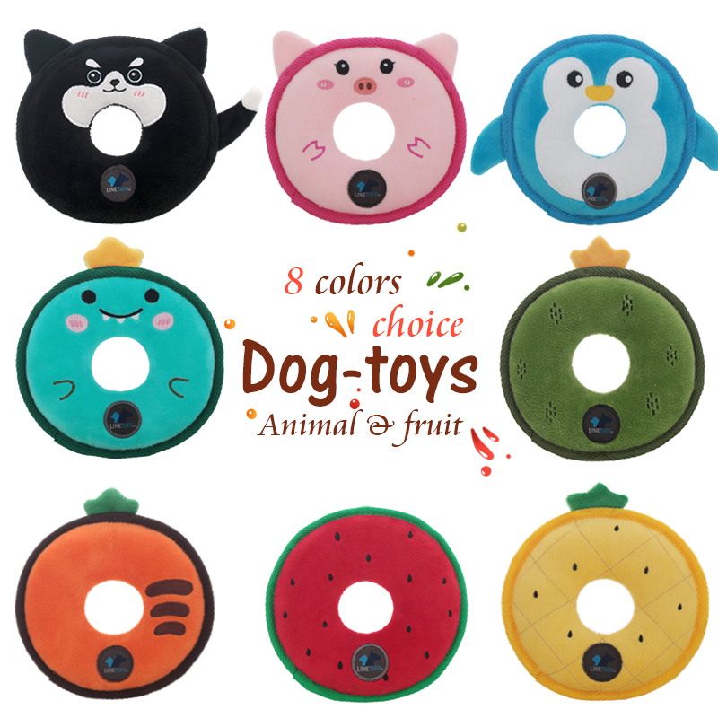 This fruit-shaped dog toy series is specially designed for small and medium-sized dogs. It is small, cute, easy to chew and durable Specification image