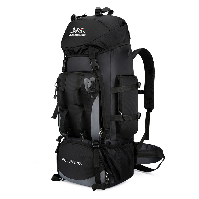 Outdoor hiking and mountain climbing bag, men's lightweight backpack, women's hiking travel bag, waterproof travel bag, camping bag, large capacity 90L Specification image