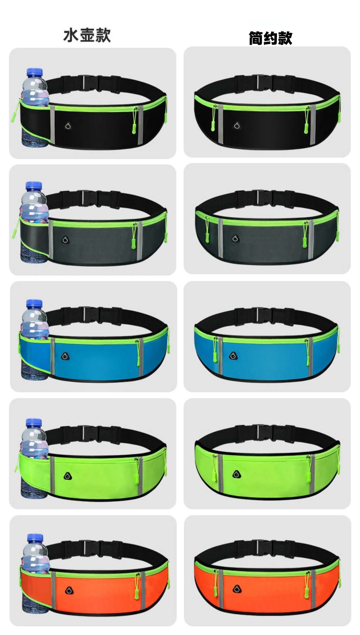 Factory direct sales of 2026 mobile phone bags, cycling, running, fitness, yoga, daily travel and sports waist bags detail image 10