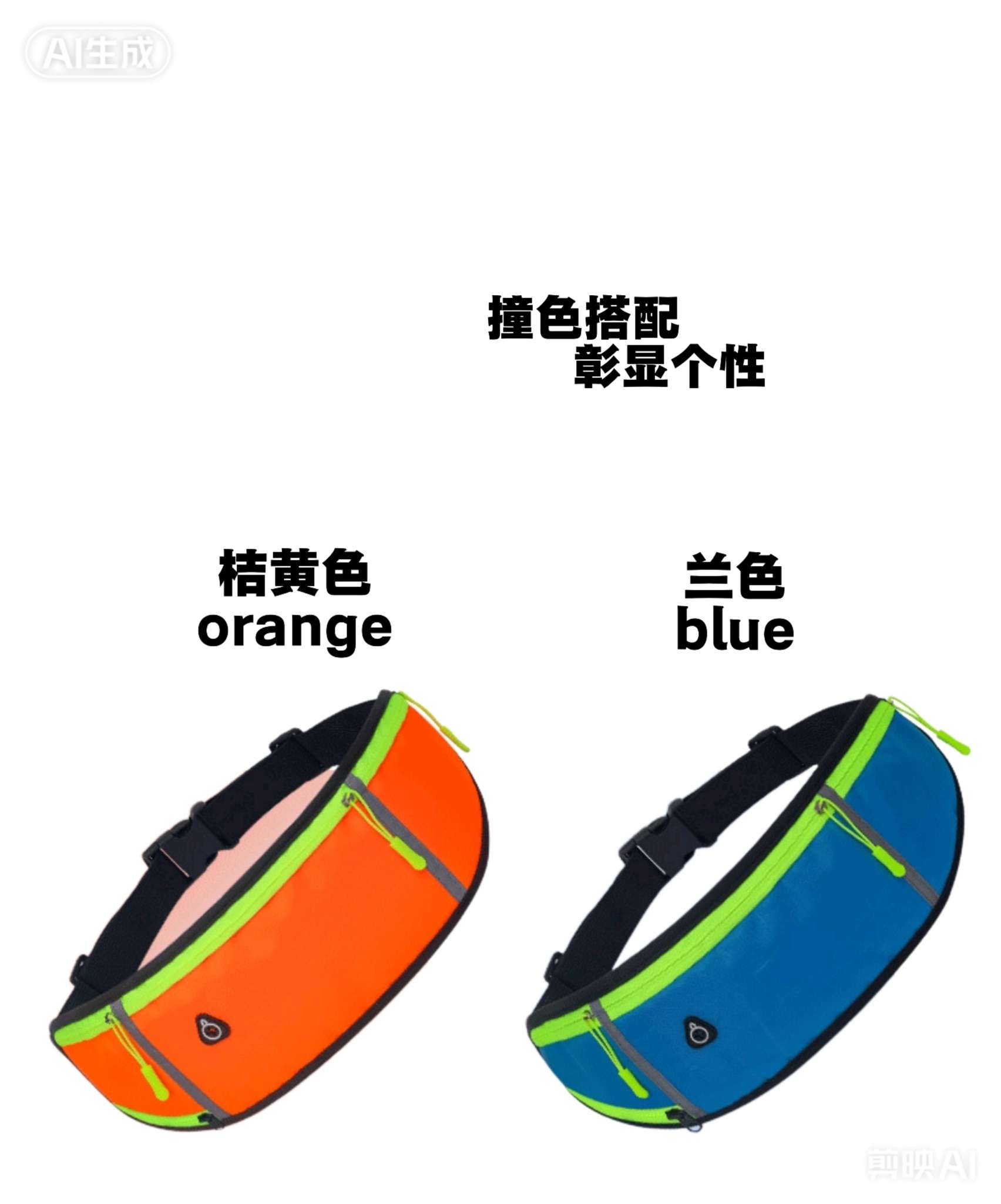 Factory direct sales of 2026 mobile phone bags, cycling, running, fitness, yoga, daily travel and sports waist bags detail image 3