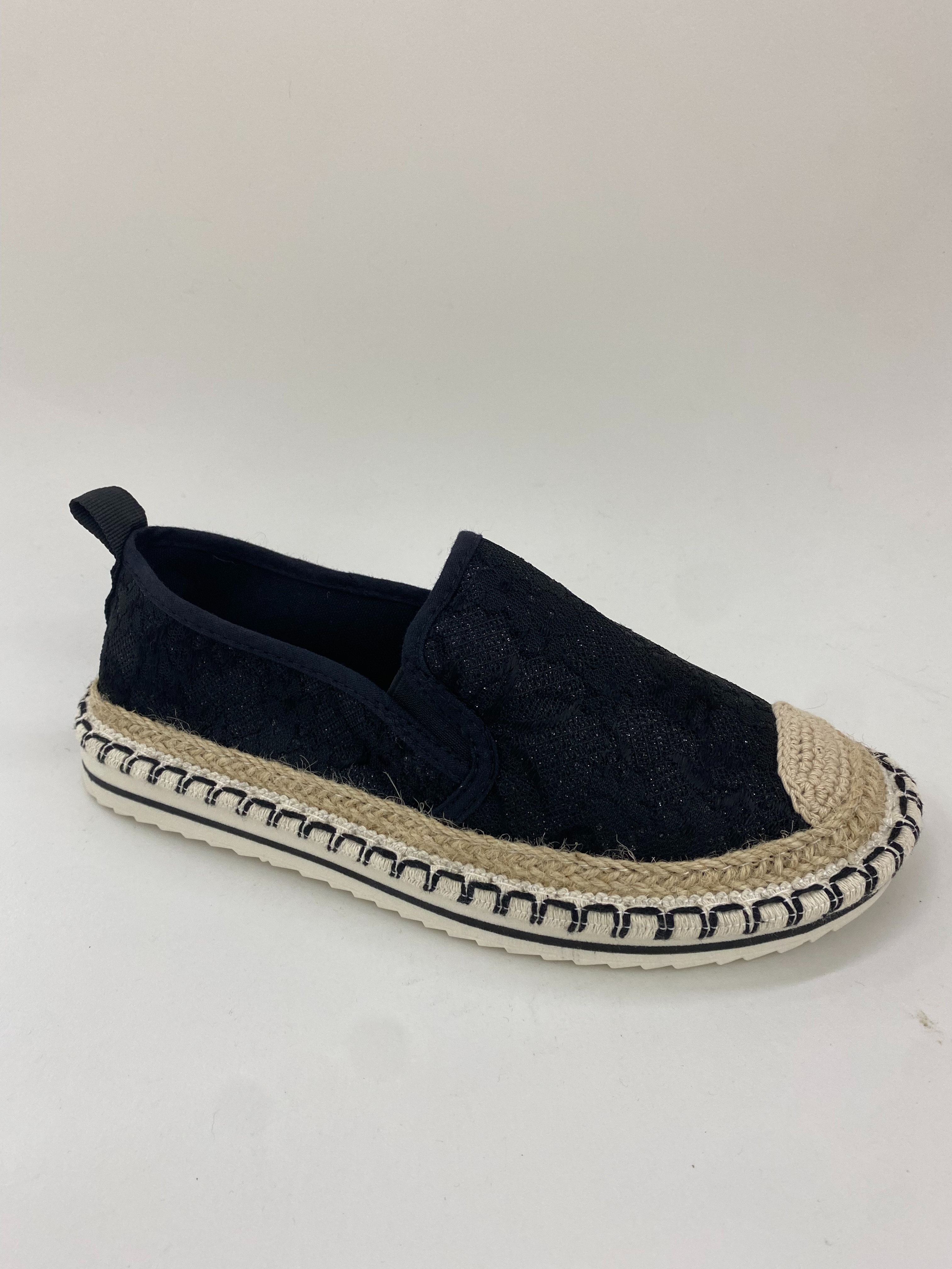 Dark blue De Xun casual and versatile life shoes for women full figure