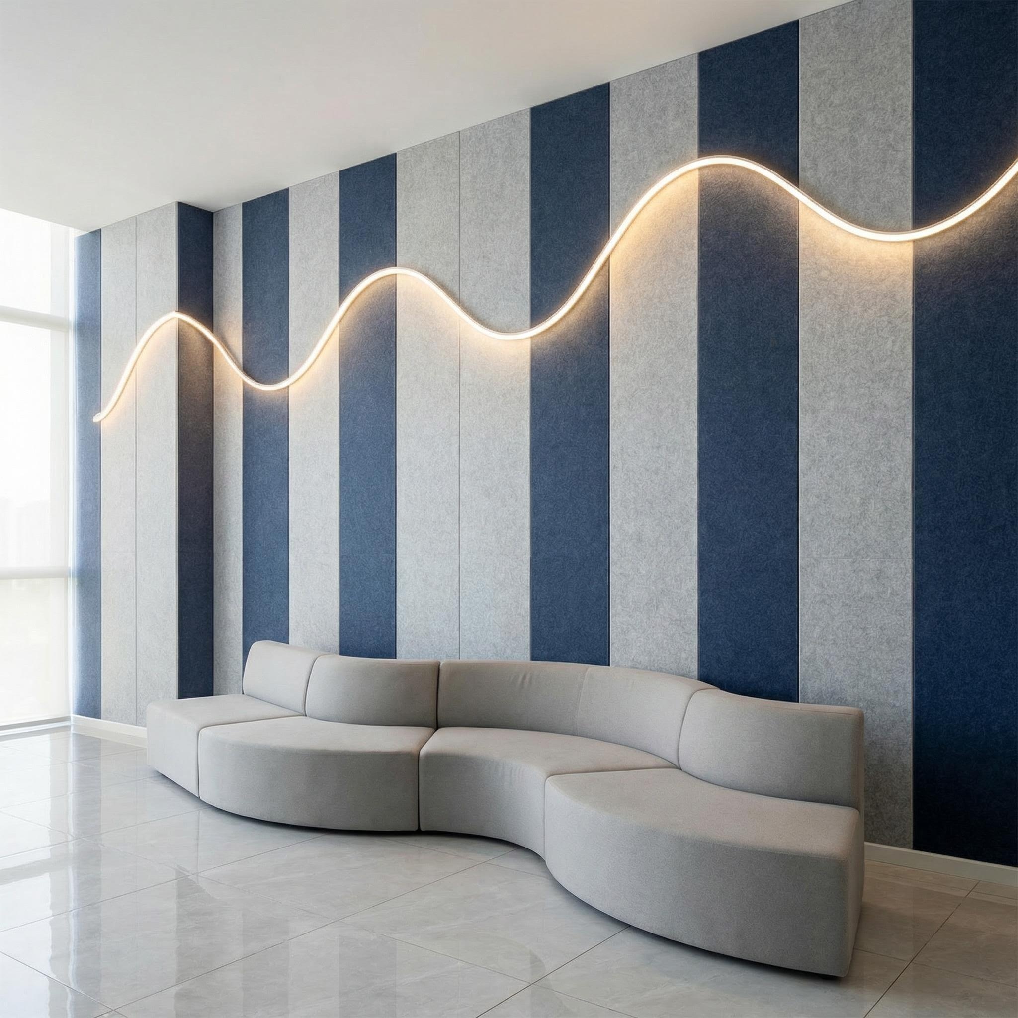 Polyester fiber sound-absorbing boards are available in multiple colors, flame-retardant and environmentally friendly sound-absorbing materials, sound-absorbing cotton wall panels and decorative panels Specification image