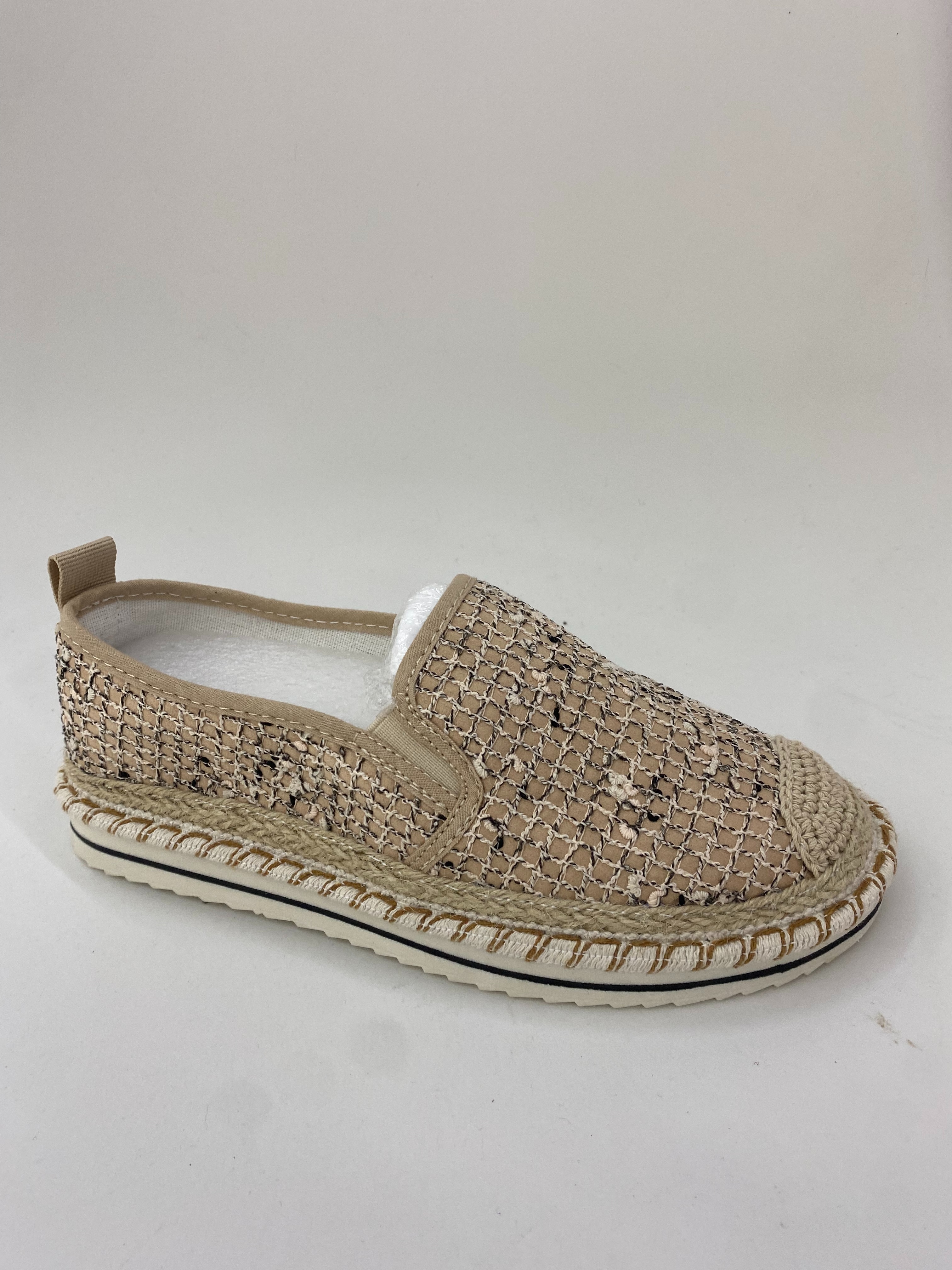 McQueen women's casual single shoes, woven German training shoes, brown comfortable board shoes for women full figure