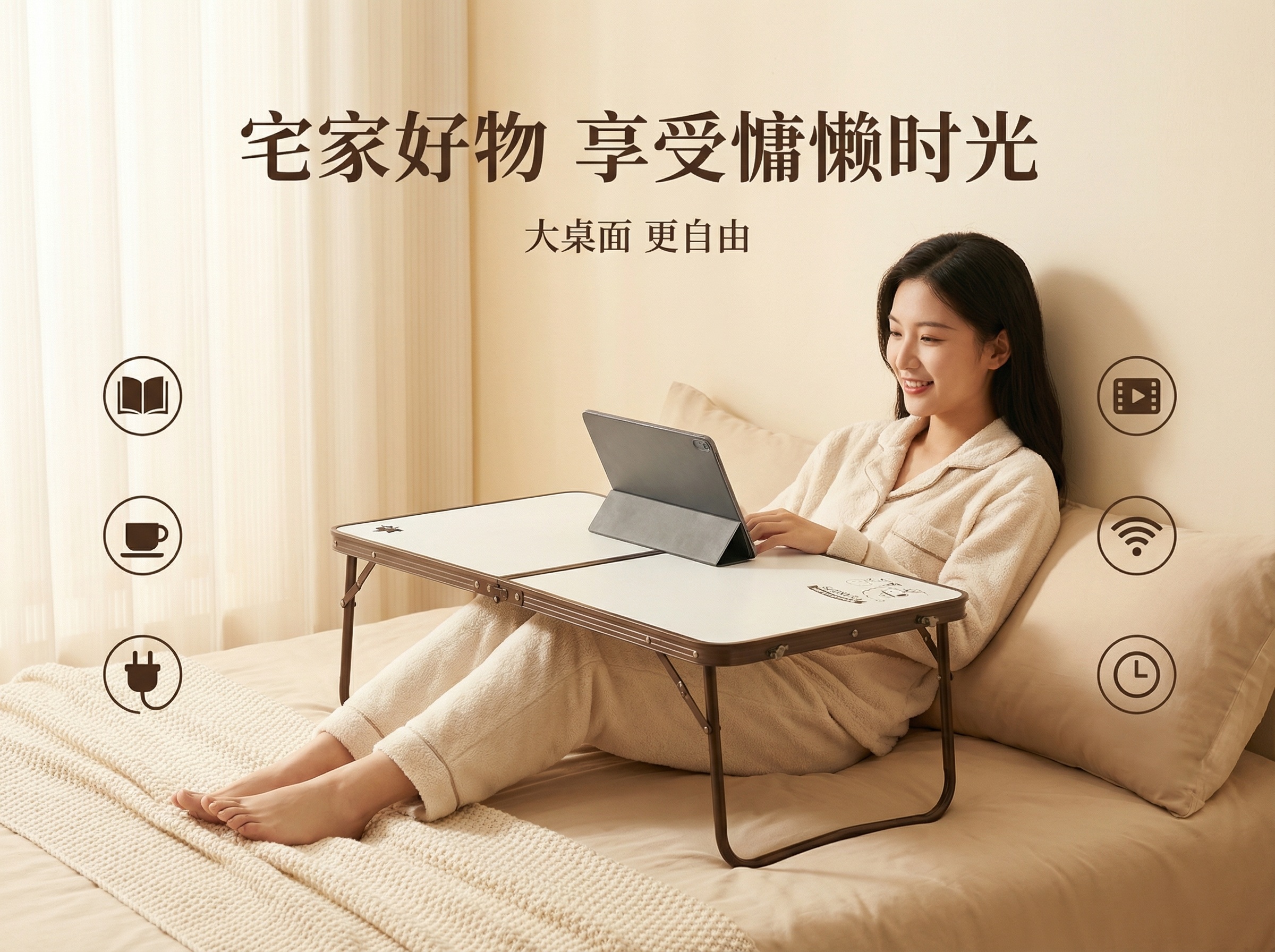 户外折叠椅/月亮椅户外/户外折叠桌/运动户外折叠桌/躺椅产品图